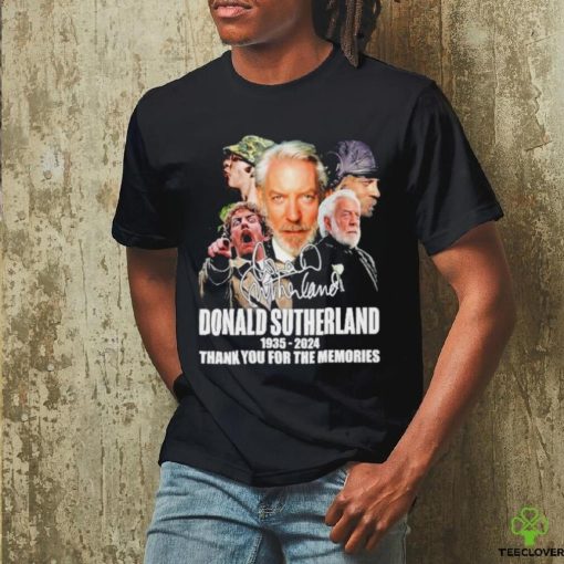 Rip Donald Sutherland 1935 2024 Thank You For The Memories Signature Shirt