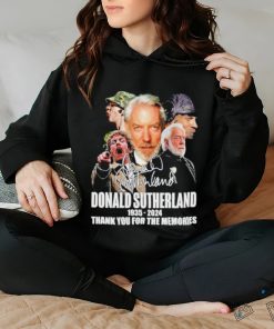 Rip Donald Sutherland 1935 2024 Thank You For The Memories Signature Shirt