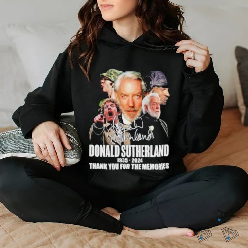Rip Donald Sutherland 1935 2024 Thank You For The Memories Signature Shirt