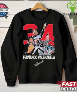 Rip Legends Fernando Valenzuela Los Angeles Dodgers T shirts