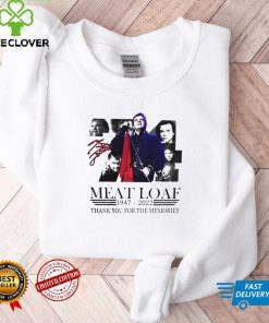 Rip Meatloaf 1947 2022 thank you for the memories signature shirt