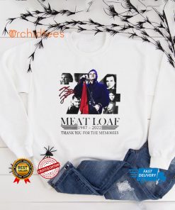 Rip Meatloaf 1947 2022 thank you for the memories signature shirt