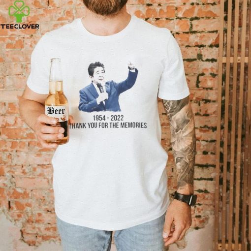 Rip Shinzo Abe Shirt 1954 2022 Thank You For The Memories Signature