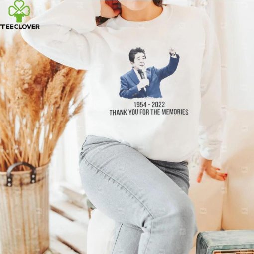 Rip Shinzo Abe Shirt 1954 2022 Thank You For The Memories Signature