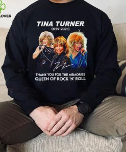 Rip Tina Turner 1939 2023 thank you for the memories signature Queen of Rock ‘N’ Roll shirt 1 Rip Tina Turner 1939 2023 thank you for the memories signature Queen of Rock ‘N’ Roll shirt