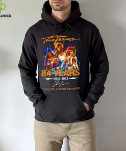 Rip Tina Turner 84 years 1939 2023 thank you for the memories signature shirt