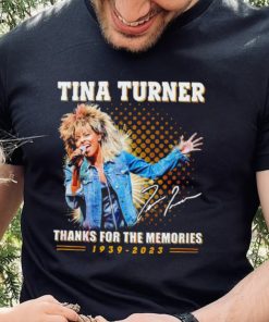 Rip Tina Turner thank you for the memories signature 1939 2023 shirt