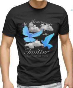 Rip Twitter In Memory Of Twitter March 21 2006 July 31 2023 Shirt