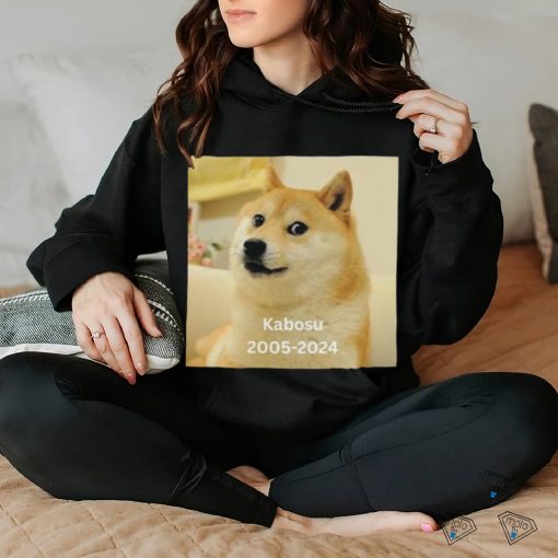 Rip doge kabosu 2024 inspired countless doge memes has died aged 18 hoodie, sweater, longsleeve, shirt v-neck, t-shirt