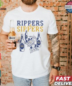 Rippers And Sippers Michelob Golden Light Beer T shirt