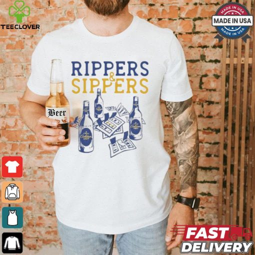 Rippers And Sippers Michelob Golden Light Beer T shirt