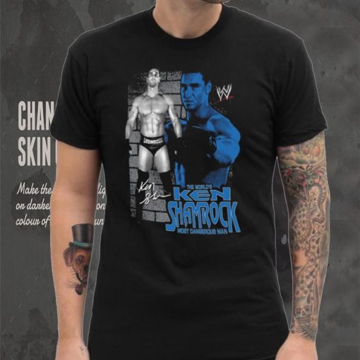 Ripple Junction Black Ken Shamrock The World’s Most Dangerous Man T Shirt