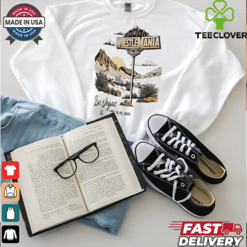 Ripple Junction Brown WrestleMania 41 Las Vegas Western Tourist T Shirt