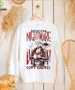 Ripple Junction White Cody Rhodes American nightmare signature shirt