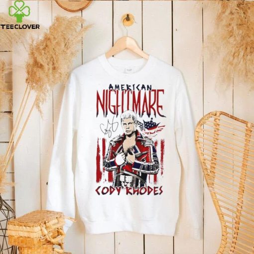 Ripple Junction White Cody Rhodes American nightmare signature hoodie, sweater, longsleeve, shirt v-neck, t-shirt