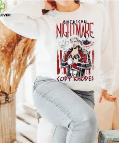 Ripple Junction White Cody Rhodes American nightmare signature hoodie, sweater, longsleeve, shirt v-neck, t-shirt