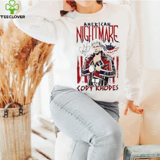 Ripple Junction White Cody Rhodes American nightmare signature hoodie, sweater, longsleeve, shirt v-neck, t-shirt