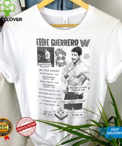 Ripple Junction White Eddie Guerrero Fanzine Collage Graphic T Shirt