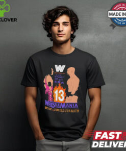 Ripple Junction WrestleMania 13 Bret The Hitman Hart vs Stone Cold Steve Austin Illustration T Shirt