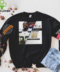 Riq Woolen Rank 91 The NFL Top 100 Players Of 2024 T Shirt