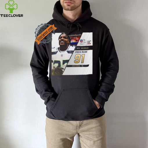 Riq Woolen Rank 91 The NFL Top 100 Players Of 2024 T Shirt