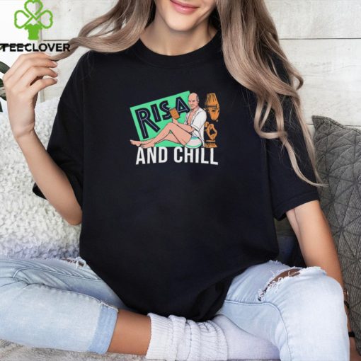Risa and Chill cartoon shirt
