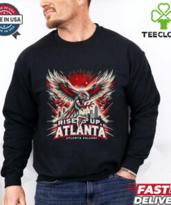 Rise Up Atlanta Falcons Shirt, showcasing team pride and energy with a bold design for Falcons fans.