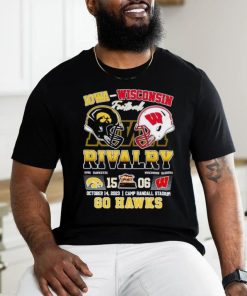 Rivalry Iowa Hawkeyes 15 06 Wisconsin Badgers go Hawks October 14 2023 hoodie, sweater, longsleeve, shirt v-neck, t-shirt