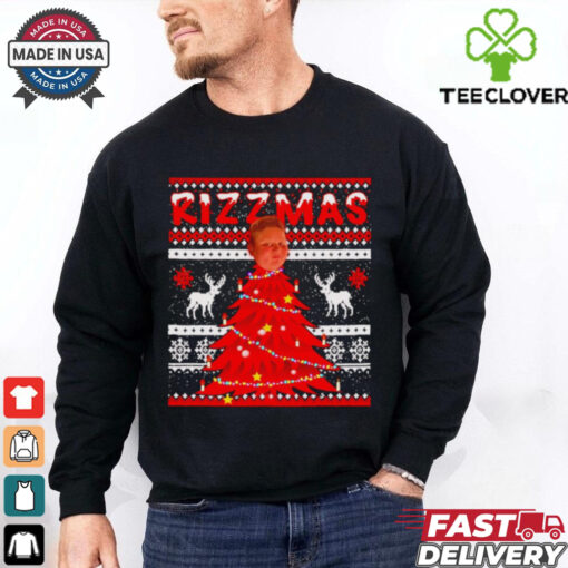 Rizzmas The Rizzler ugly Christmas shirt