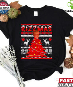 Rizzmas The Rizzler ugly Christmas shirt