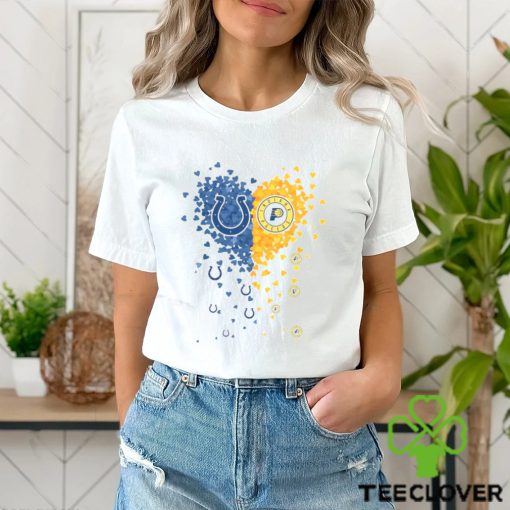 Indianapolis Colts Indiana Pacers Tiny Heart Shape 2023 T Shirt