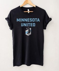 Retro Brand Youth Minnesota United FC Wordmark Black T Shirt