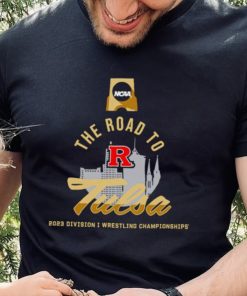 Road To Tulsa 2023 NCAA Division I Wrestling Rutgers Scarlet Knights Champions shirt