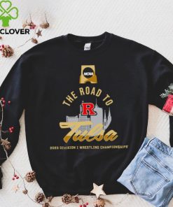 Road To Tulsa 2023 NCAA Division I Wrestling Rutgers Scarlet Knights Champions shirt 1 Road To Tulsa 2023 NCAA Division I Wrestling Rutgers Scarlet Knights Champions shirt