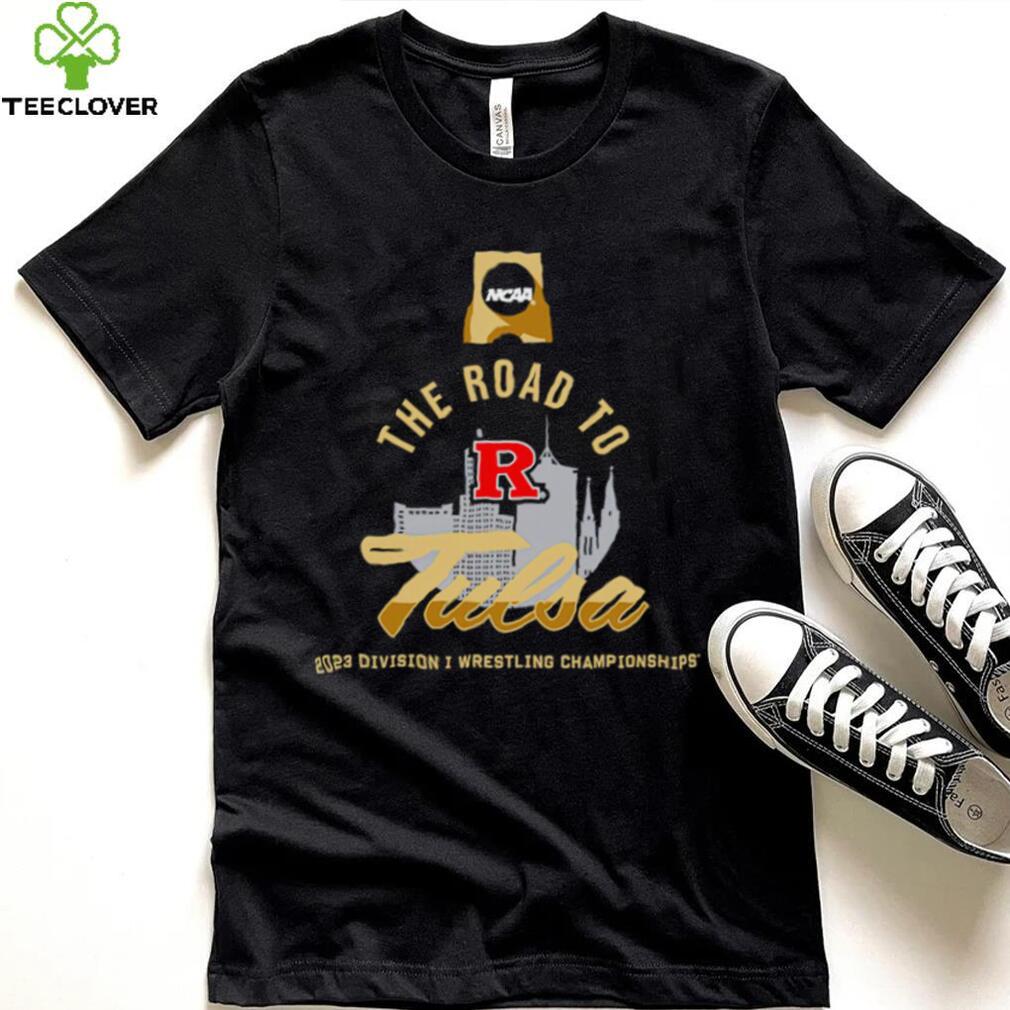 Road To Tulsa 2023 NCAA Division I Wrestling Rutgers Scarlet Knights Champions shirt Road To Tulsa 2023 NCAA Division I Wrestling Rutgers Scarlet Knights Champions shirt