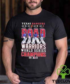 Road Warriors Texas Rangers Abbey Road World Series Champions 2023 Signatures Shirt