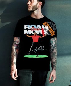 Roar once more Eldrick Tont Tiger Woods golfer signature shirt