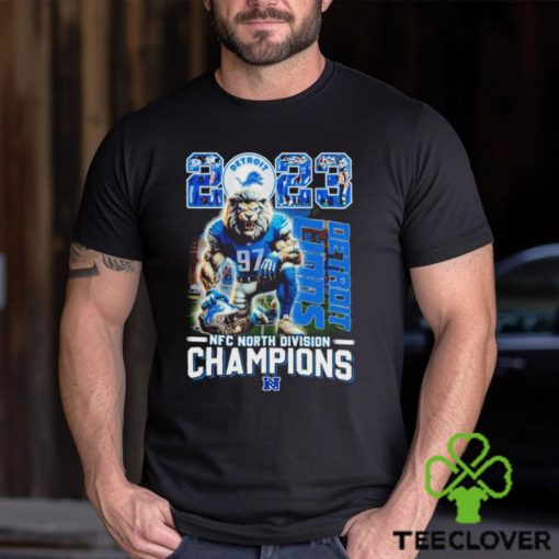 Roary Detroit Lions 2023 NFC North Division Champions Shirt