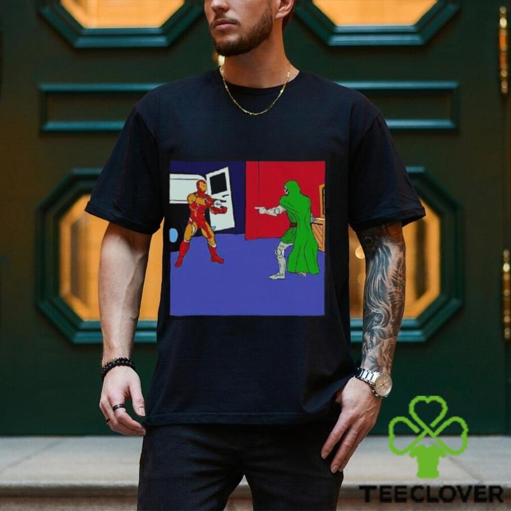 Robert Downey Jr Iron Man And Doctor Doom Pointing Meme Shirt Robert Downey Jr Iron Man And Doctor Doom Pointing Meme Shirt