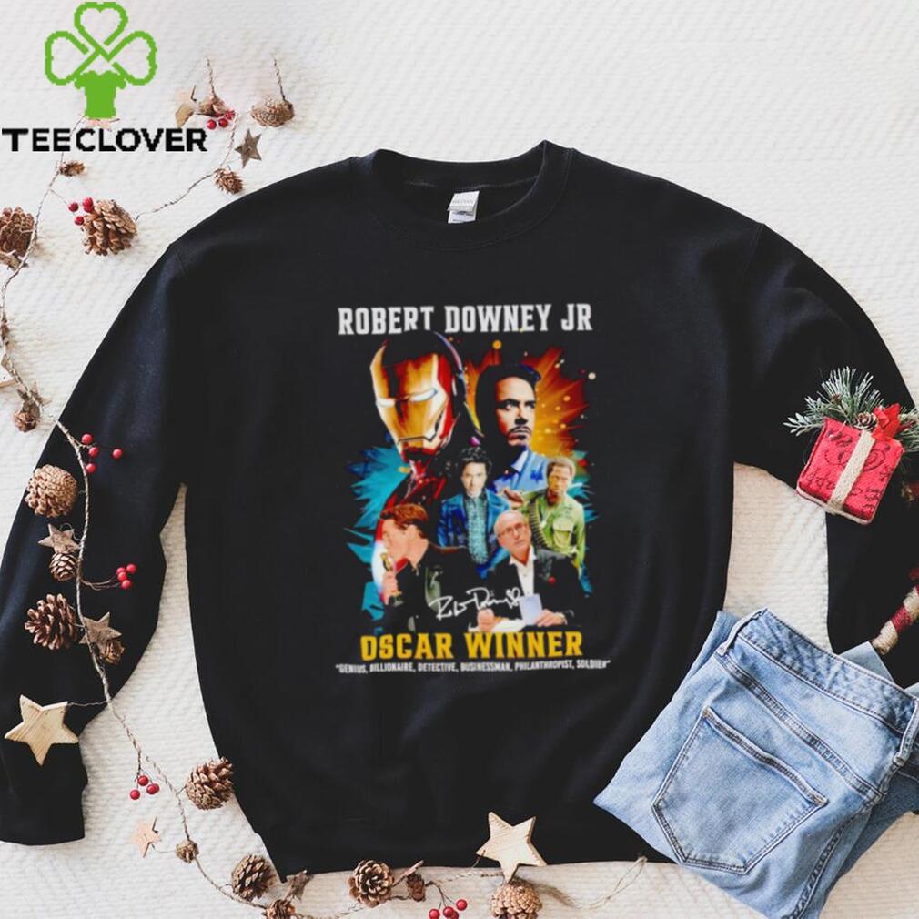 Robert Downey Jr Oscar winner signature shirt Robert Downey Jr Oscar winner signature shirt
