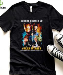 Robert Downey Jr Oscar winner signature hoodie, sweater, longsleeve, shirt v-neck, t-shirt