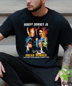 Robert Downey Jr signature Oscar winner shirt