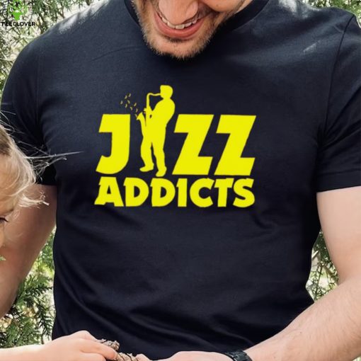 Robert Komaniecki Jazz Addicts With Saxophone hoodie, sweater, longsleeve, shirt v-neck, t-shirt