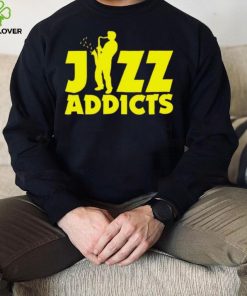 Robert Komaniecki Jazz Addicts With Saxophone hoodie, sweater, longsleeve, shirt v-neck, t-shirt