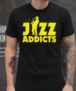 Robert Komaniecki Jazz Addicts With Saxophone hoodie, sweater, longsleeve, shirt v-neck, t-shirt