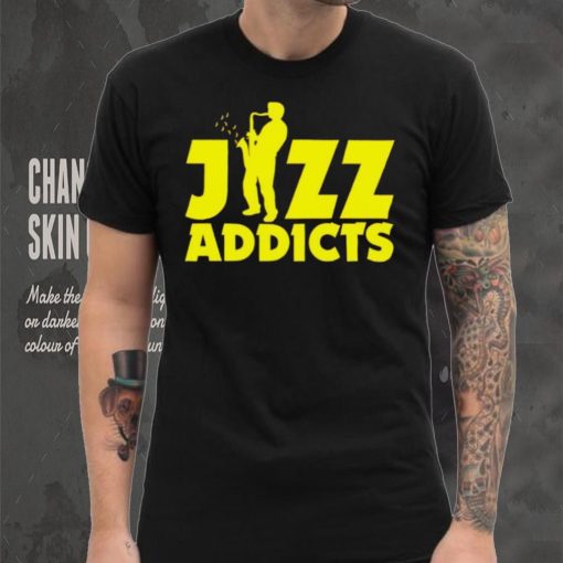 Robert Komaniecki Jazz Addicts With Saxophone hoodie, sweater, longsleeve, shirt v-neck, t-shirt