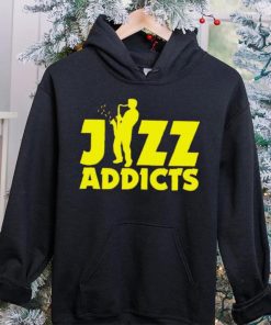 Robert Komaniecki Jazz Addicts With Saxophone hoodie, sweater, longsleeve, shirt v-neck, t-shirt