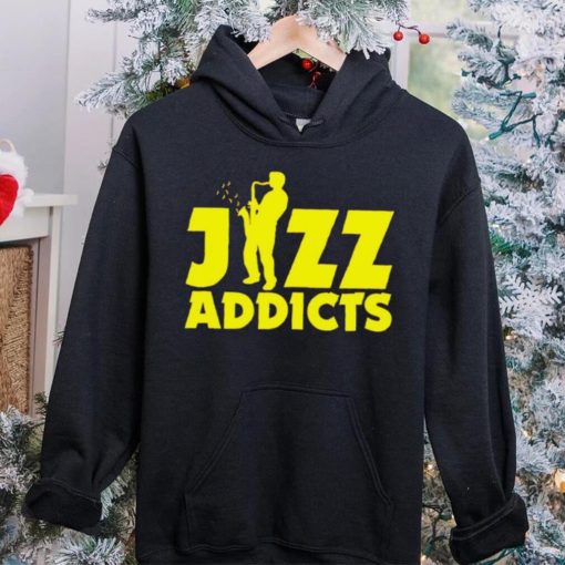 Robert Komaniecki Jazz Addicts With Saxophone hoodie, sweater, longsleeve, shirt v-neck, t-shirt