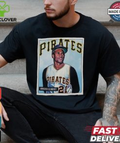 Roberto Clemente Black Pittsburgh Pirates Collectors Connection T Shirt