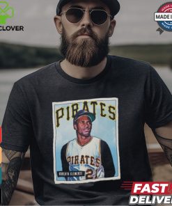 Roberto Clemente Black Pittsburgh Pirates Collectors Connection T Shirt